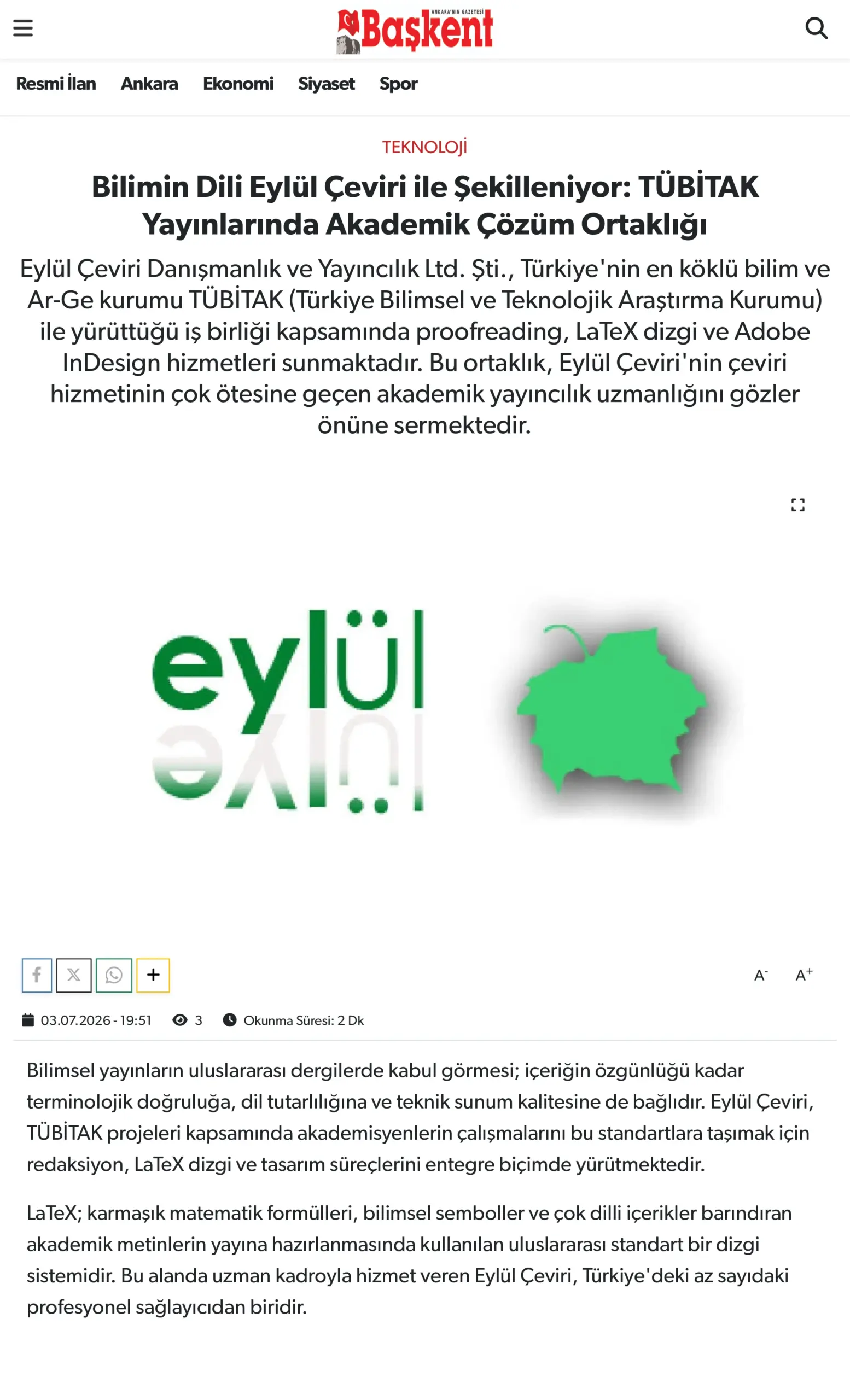 Bilimin Dili Çeviri Sepeti ile Şekilleniyor – TÜBİTAK Yayınlarında Akademik Çözüm Ortaklığı