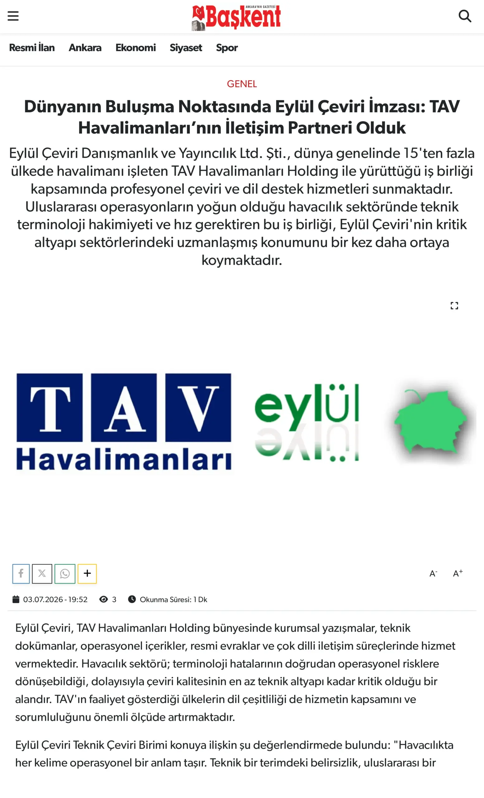 Dünyanın Buluşma Noktasında Çeviri Sepeti İmzası_ TAV Havalimanları’nın İletişim Partneri Olduk